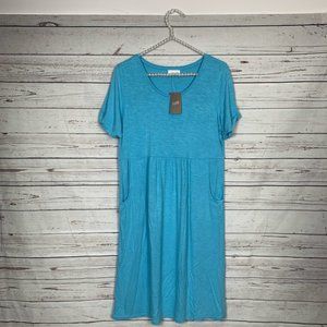 JJill Dress M - Island Blue! NWT